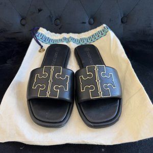 Tory Burch Double T Sport slides